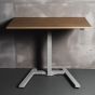 KOJI Italian Oak Electric Sit-Stand Desk - front view