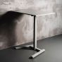 KOJI White Electric Sit-Stand Desk - front angle view