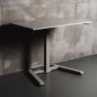 KOJI White Electric Sit-Stand Desk - alternative front angle view
