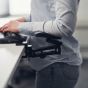 Mousetrapper Armrest Dynamic - lifestyle shot, shown in use while standing