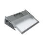 MultiRite Document Holder and Writing Slope (Large, Silver/Black) - open view