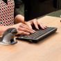 Posturite Number Slide Keyboard - lifestyle shot, shown in use