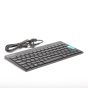 Penclic C3 Office Mini Keyboard (Wired) - Black - side angle view