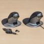 Penguin Ambidextrous Vertical Mouse - wired & wireless versions