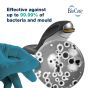 BioCote® - effective against up to 99.99% of bacteria and mould
