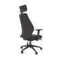 PlayaOne Black/Black Gaming Chair - back angle view