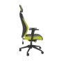 PlayaOne Black/Lime Gaming Chair - side view