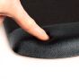 PlushTouch™ Mouse Pad Palm Support - Black - showing padded material