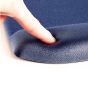 PlushTouch™ Mouse Pad Palm Support - Blue - showing padded material