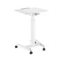 Portable Height Adjustable Desk - front/side view without laptop