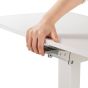 Portable Height Adjustable Desk - close up of tilt mechanism