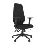Positiv Me 400 Task Chair (extra high back) - black - front angle view