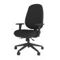 Positiv R600 Ind Task Chair (high back) - black - front angle view