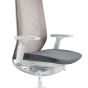 Profim Accis Pro 150SFL Grey Office Chair - front angle view close up