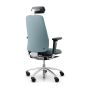 RH New Logic 220 High Back Glacier Blue Office Chair - back angle view