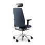 RH Logic 220 High Back Ink Blue Office Chair - back angle view