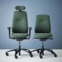 RH New Logic 200 Medium Back Ergonomic Office Chair - lifestyle shot