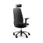 RH New Logic 220 High Back Dark Grey Office Chair - back angle view