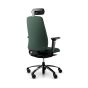 RH New Logic 220 High Back Forest Green Office Chair - back angle view