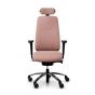 RH New Logic 220 High Back Salmon Pink Office Chair - front view