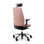RH New Logic 220 High Back Salmon Pink Office Chair - back angle view