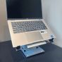 Slim Cool Plus Laptop/Tablet Stand - lifestyle shot, front angle view with laptop
