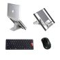 Slim Cool Laptop Stand, Penclic KB3 Mini Keyboard & Microsoft 4000 Mouse