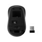 V7 MW100-1E Wireless USB Mouse - underneath view