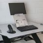 Vision Laptop/Tablet Stand - angle view with tablet - lifestyle shot
