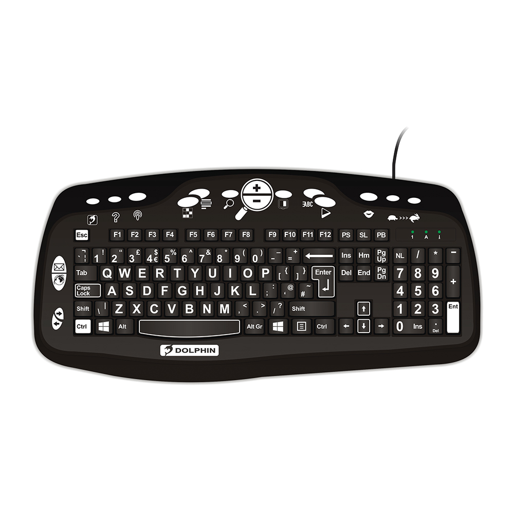 Dolphin Large Print Keyboard