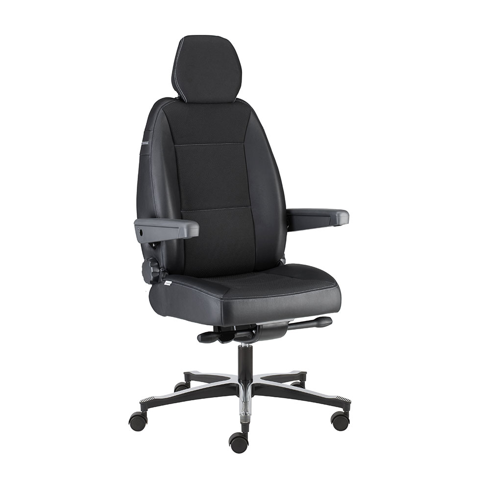 Throna K24 24hr Black Professional Chair