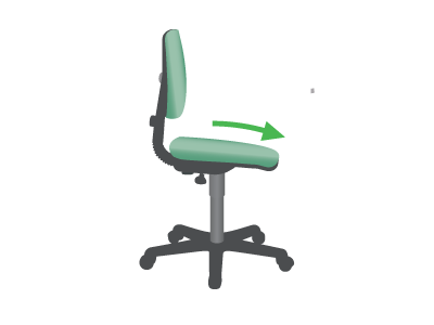Seat tilt illustration