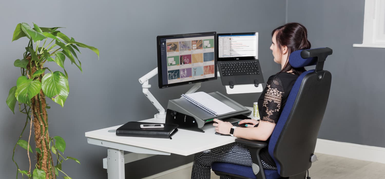 Improve your posture with suitably positioned ergonomic equipment