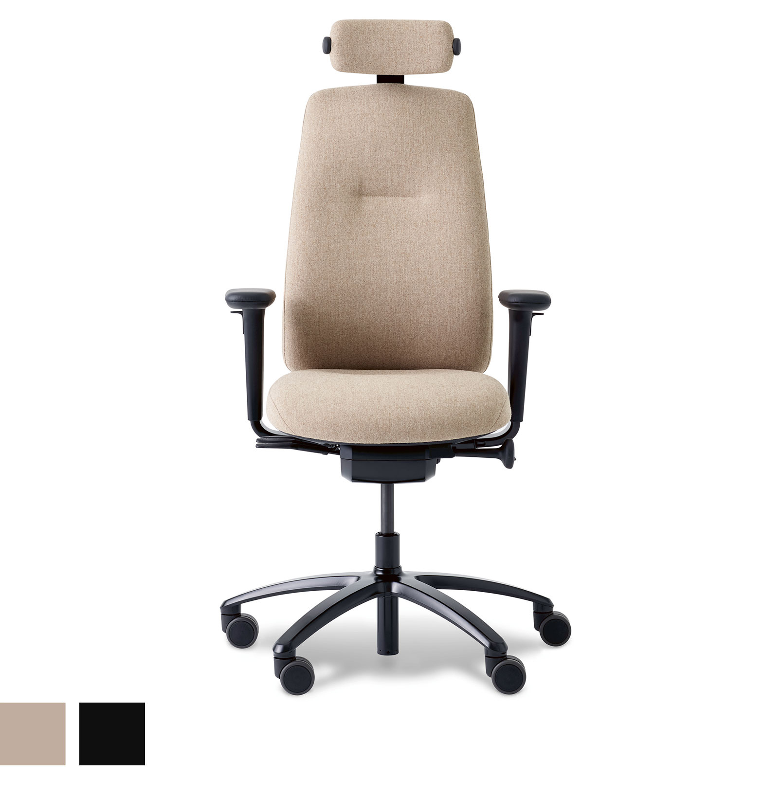 RH Logic 220 High Back Straw Office Chair