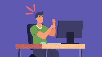 How to avoid and resolve hand, finger and wrist pain at work: an infographic