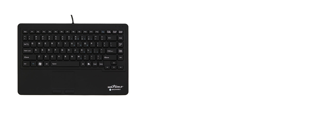 Photograph of Seal Touch Silicone All-In-One Keyboard with Touch Pad