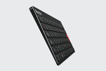 image of side view of the Penclic keyboard - showcasing how thin it is