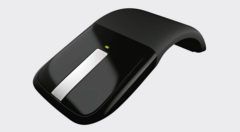 Close up image of Microsoft Arc Touch Mouse