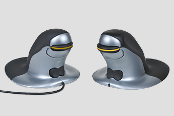 Image of two Penguin mice, one wired the other wireless