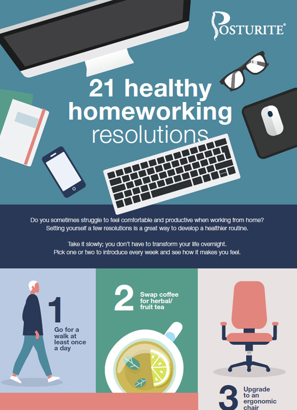 21 healthy homeworking resolutions