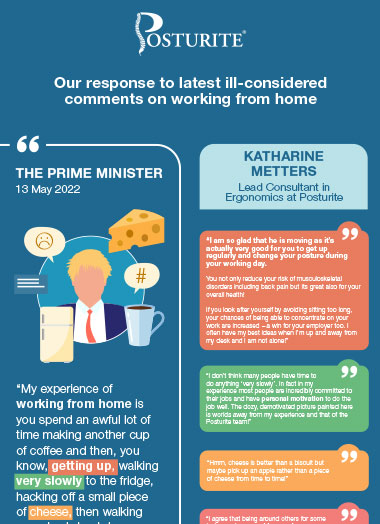 Posturite responds to Prime Minister's homeworking comments