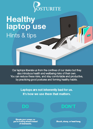 Healthy laptop use hints & tips