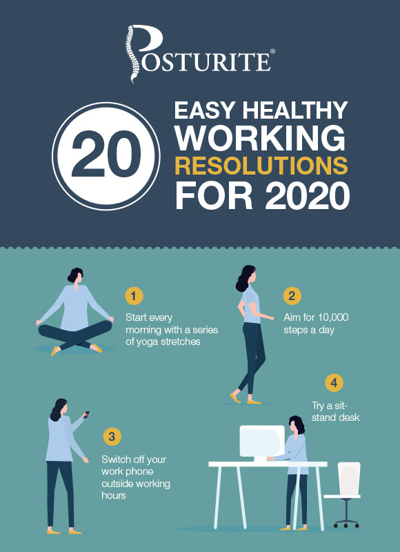 20 easy healthy working resolutions for 2020