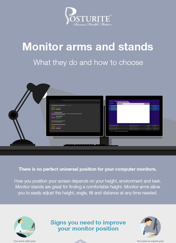 Monitor arms and stands - what they do and how to choose
