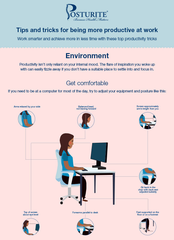Tips and tricks for being more productive at work