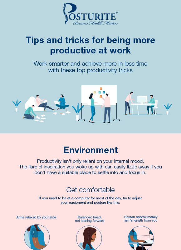 Tips and tricks for being more productive at work