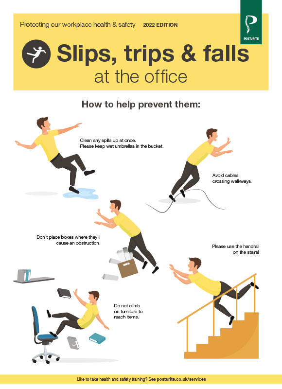 Slips, trips & falls at the office