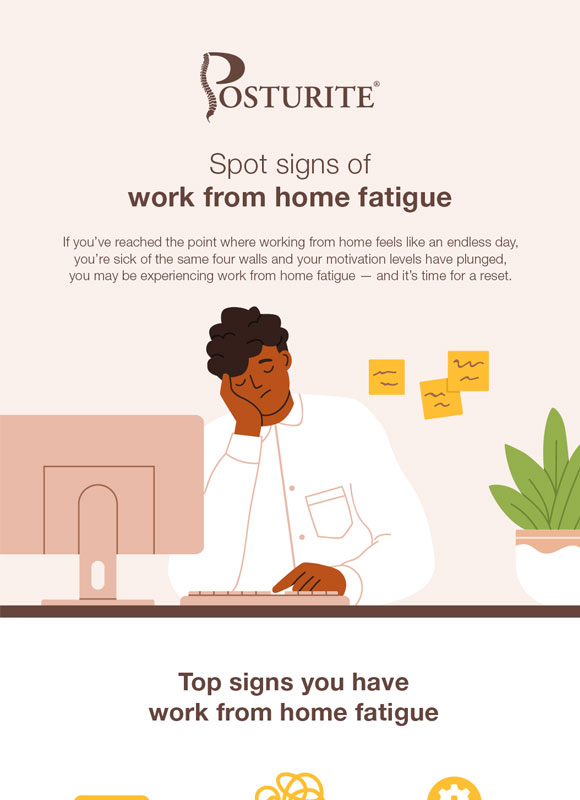 Spot signs of work from home fatigue