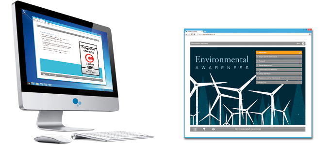 Environmental Awareness E-learning Course Screenshot
