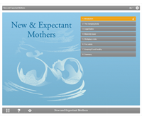 New & Expectant Mothers E-learning Course Screenshot